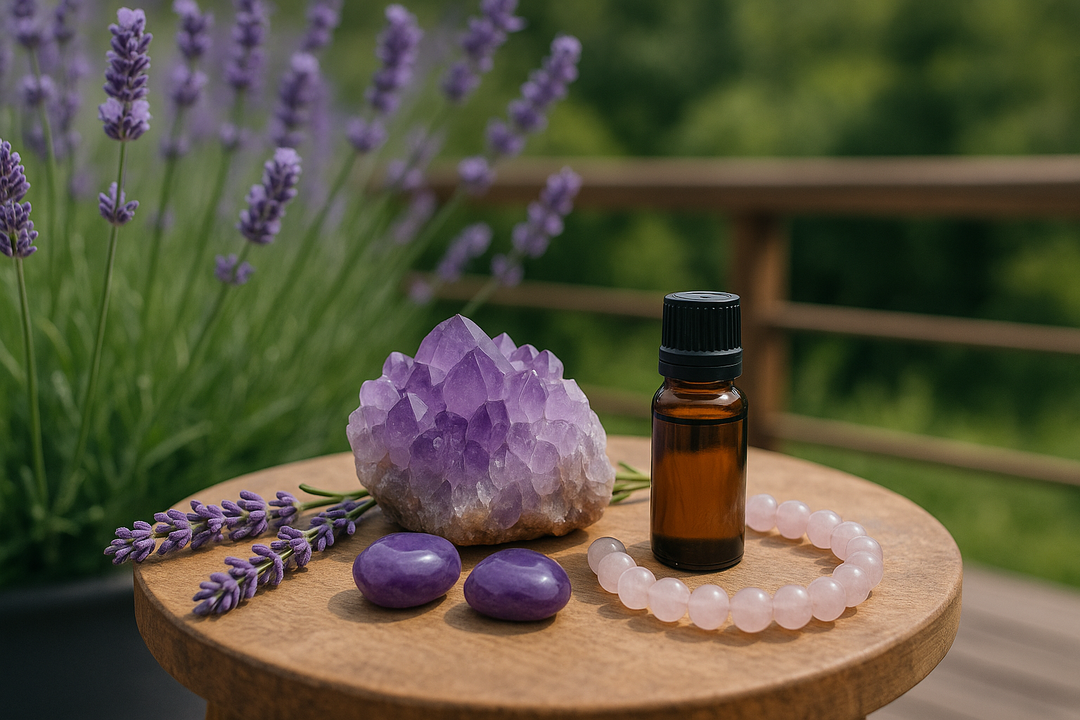 Natural Stress Relief: Using Crystals & Essential Oils Ease Anxiety Naturally