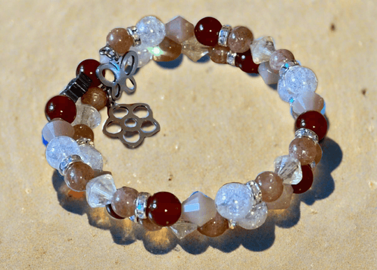 Double Wire Wrapped Summer Solstice "Litha" Bracelet