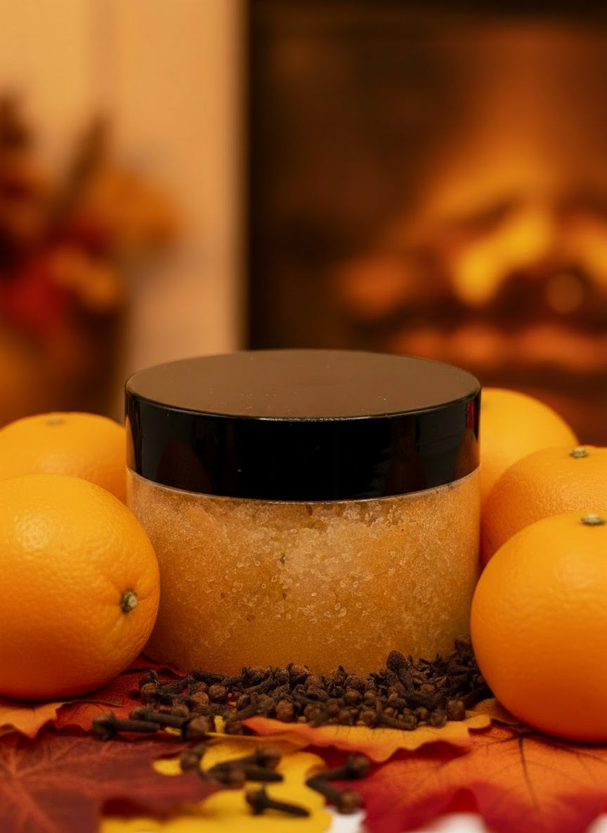 Spiced Orange Body Scrubs
