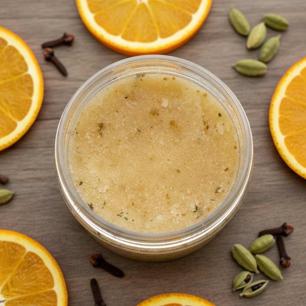 Spiced Orange Body Scrubs