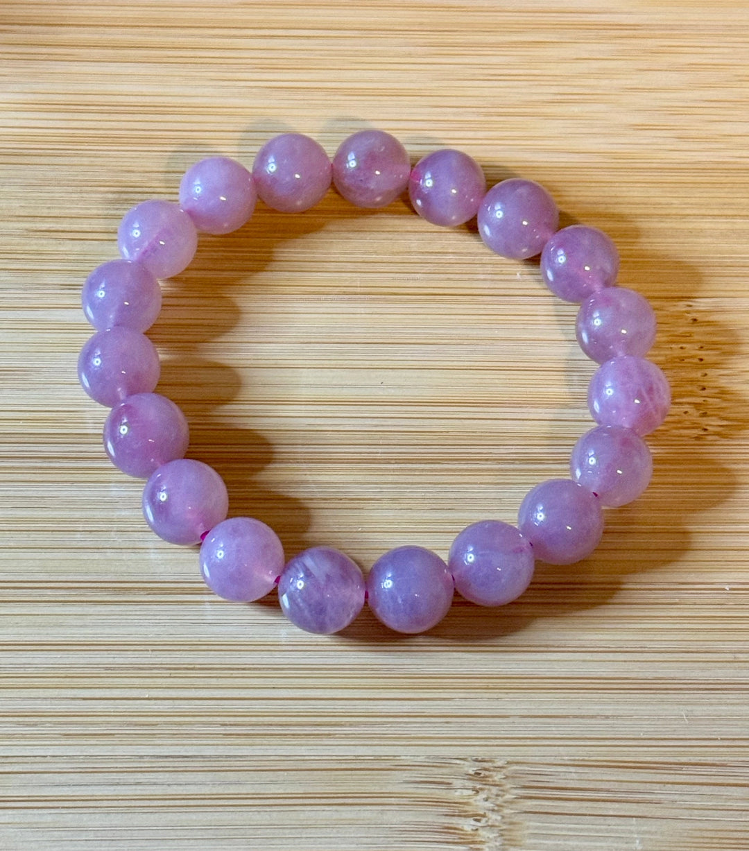 Purple Rose Quartz Stretch Bracelet