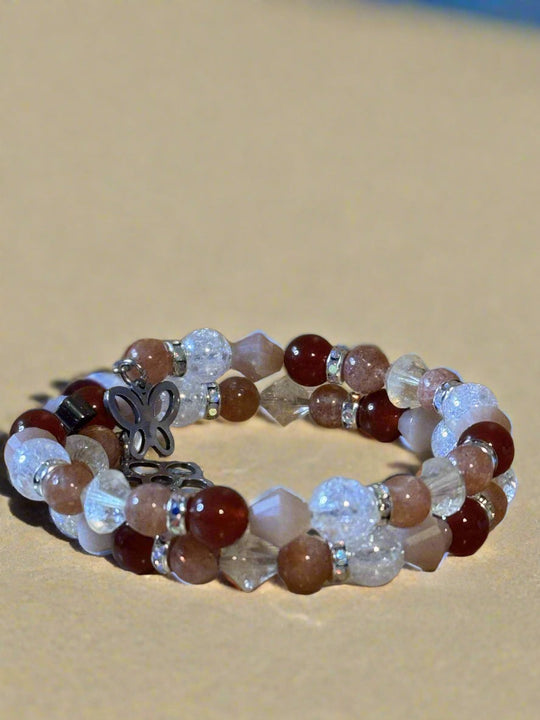 Double Wire Wrapped Summer Solstice "Litha" Bracelet