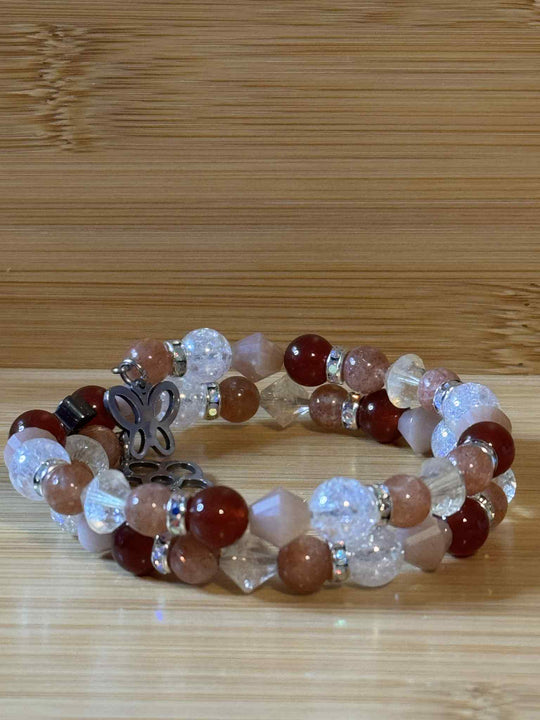 Double Wire Wrapped Summer Solstice "Litha" Bracelet