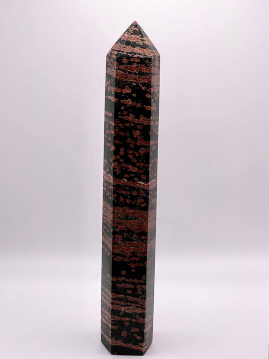 Red Snowflake Obsidian Tower
