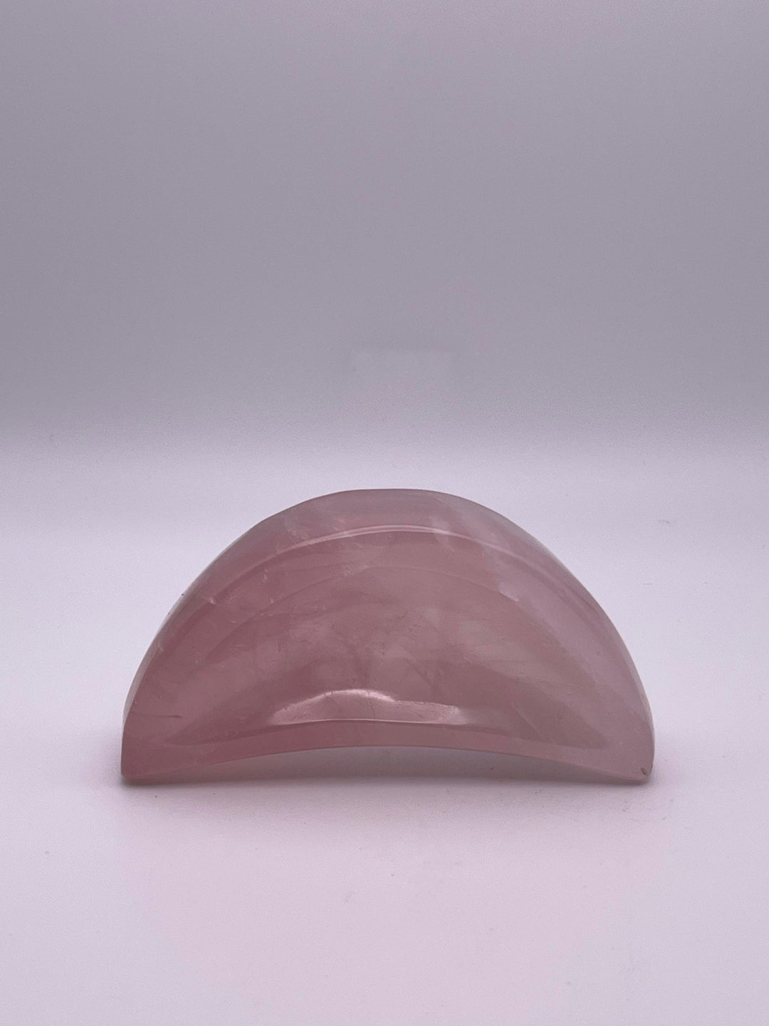 Rose Quartz Crescent Moon Bowl