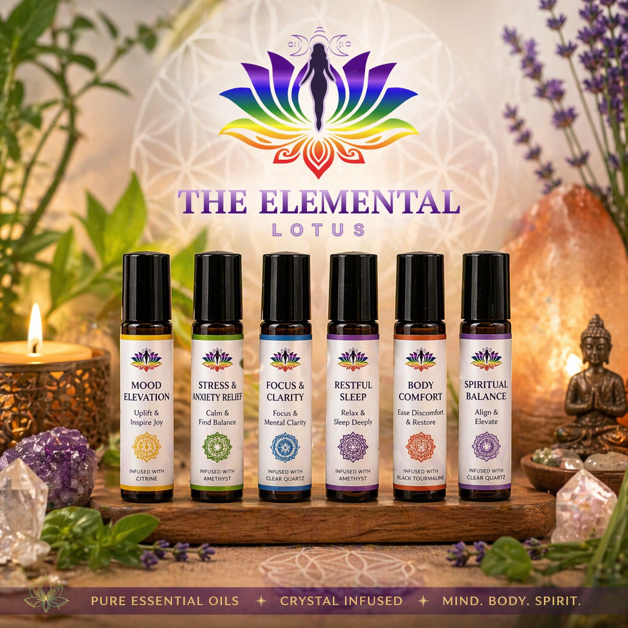 Collection of Essential Oil Rollers