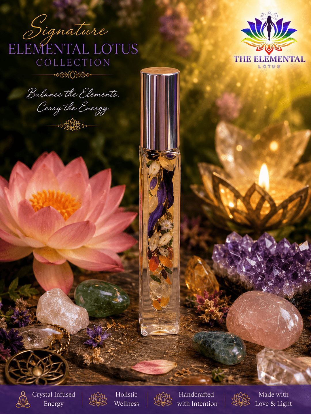 The Elemental Lotus Signature Roller Blend