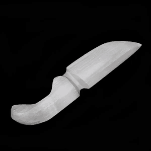 Selenite Carved Knife / Dagger