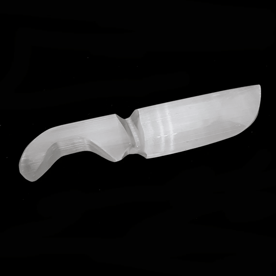 Selenite Carved Knife / Dagger