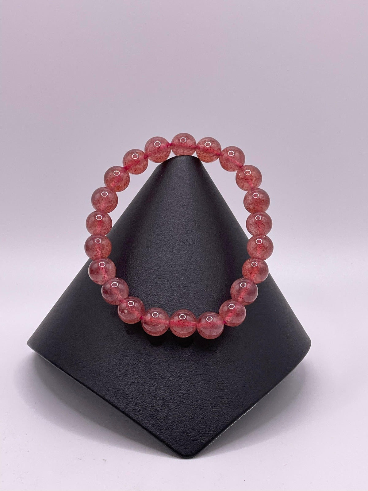 Strawberry Quartz Stretch Bracelet