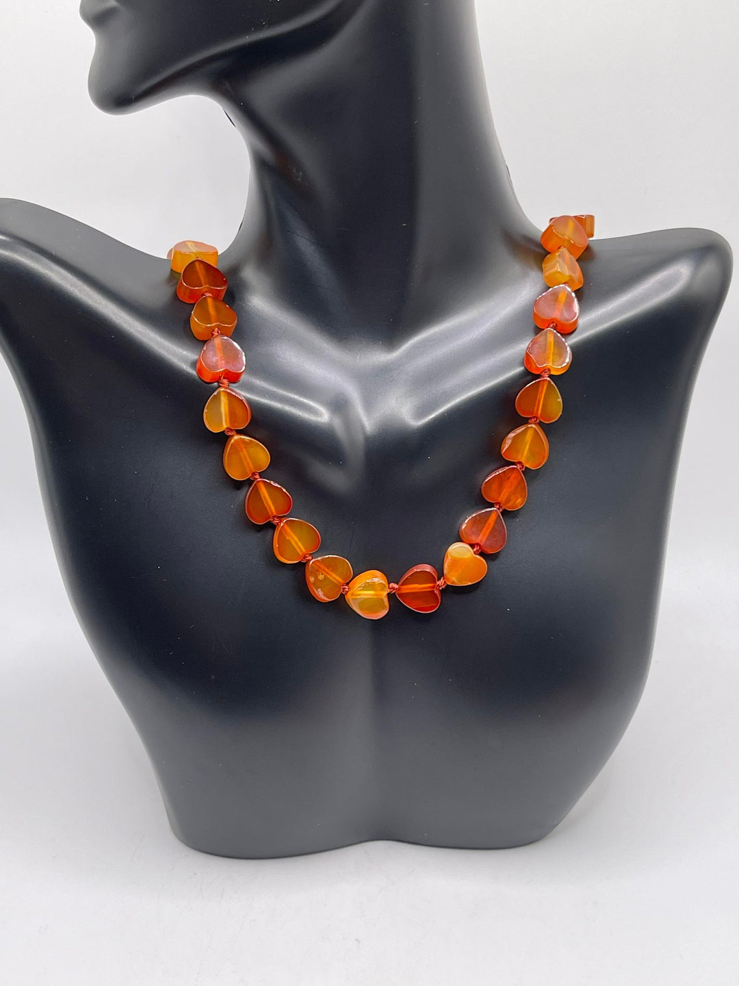 Carnelian Heart Necklace