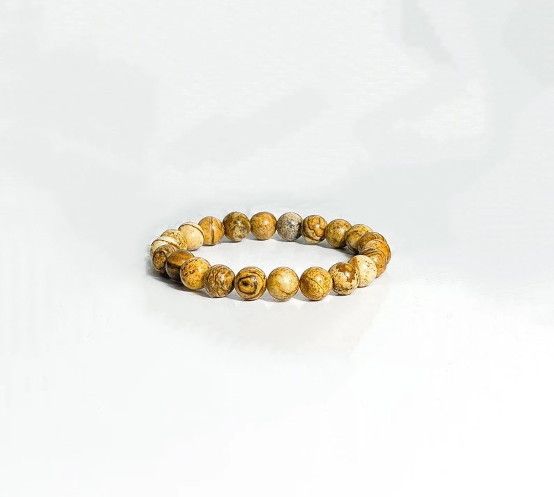 Picture Jasper Stretch Bracelet