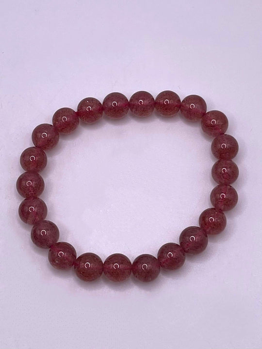 Strawberry Quartz Stretch Bracelet