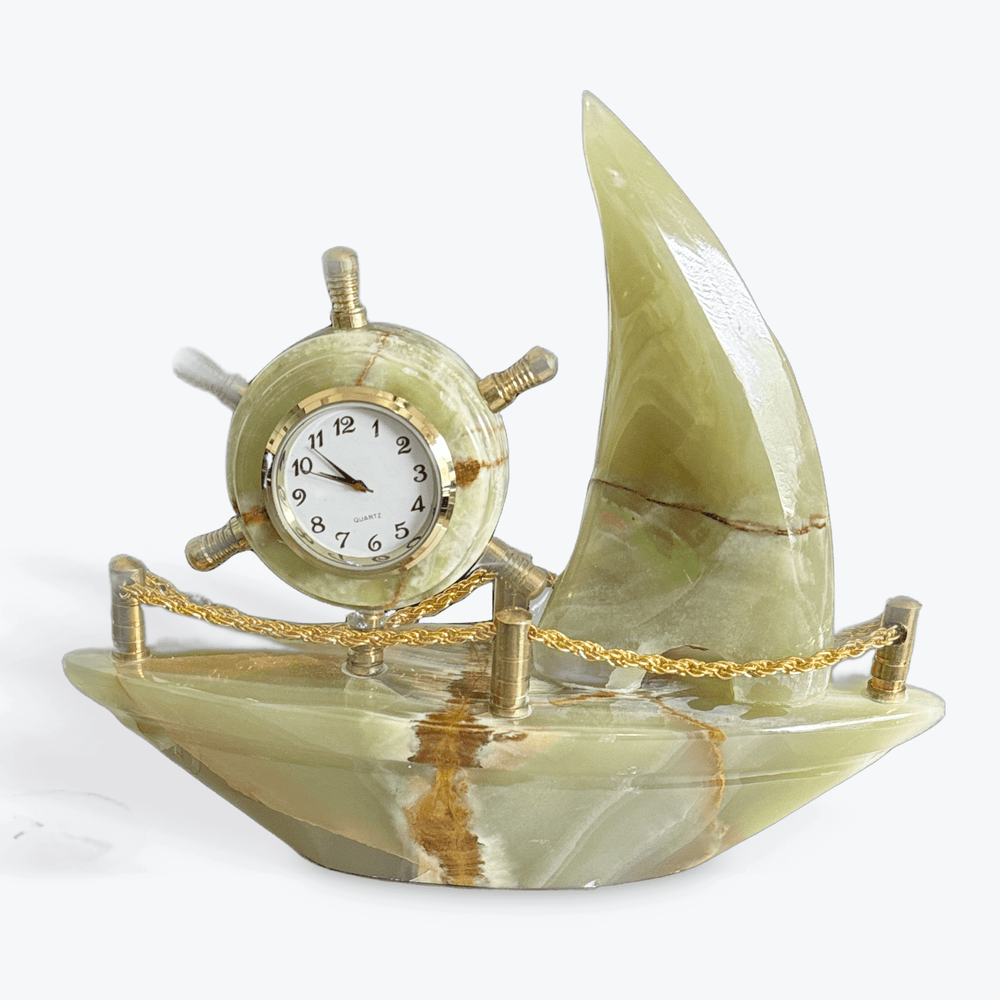 Grern Onyx Boat Clock