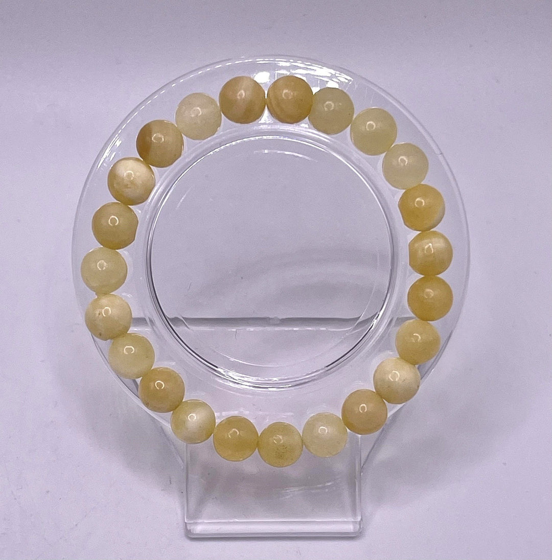 Yellow Calcite Stretch Bracelet