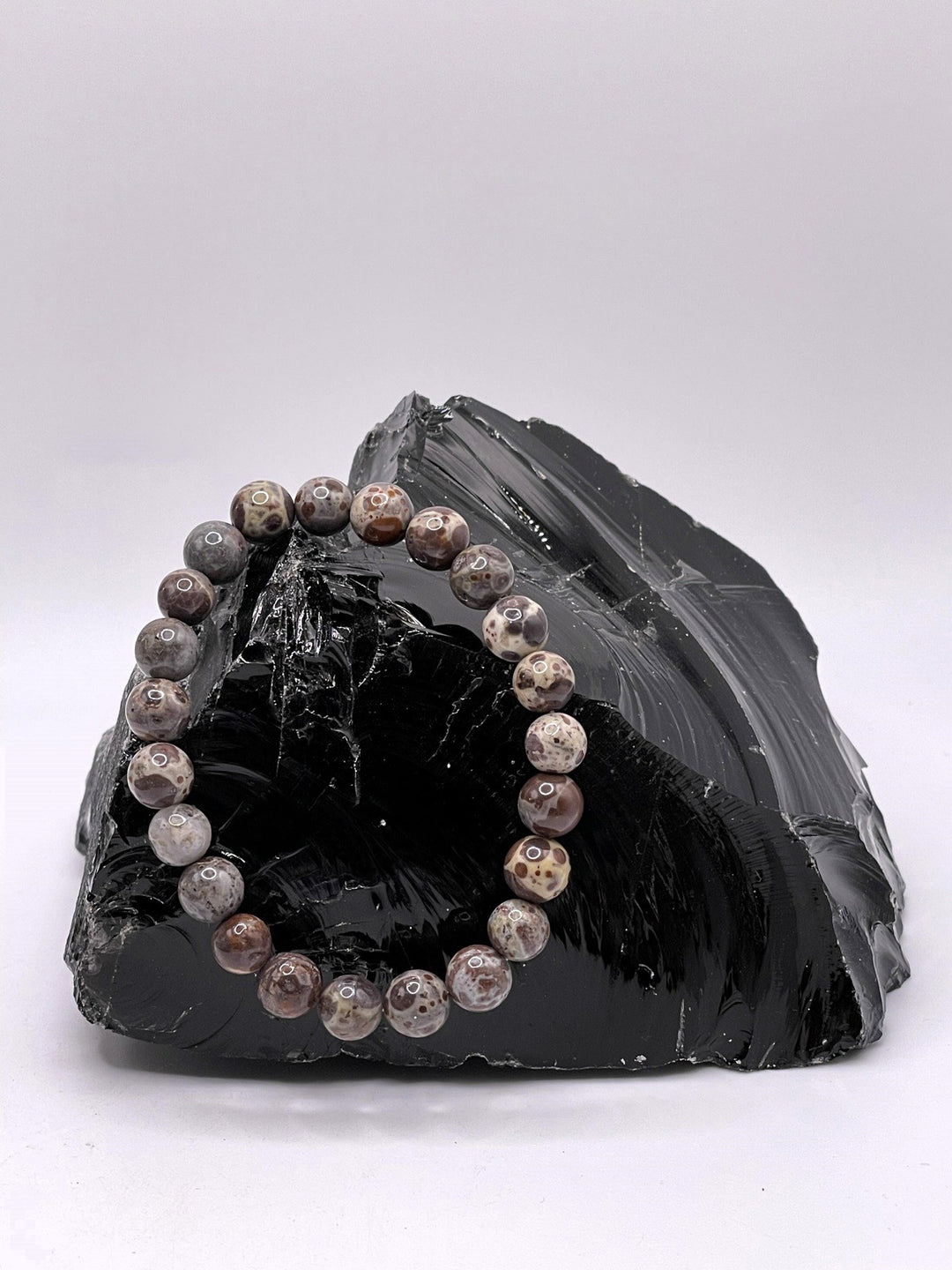 Asteroid / Astrolite Jasper Stretch Bracelet