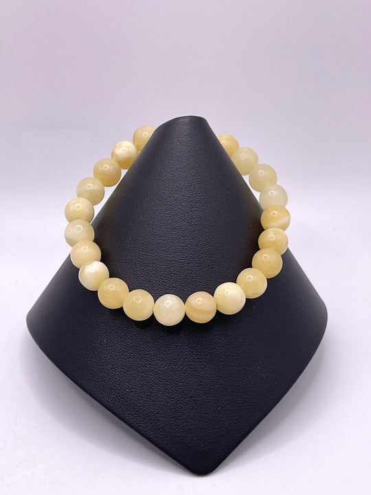 Yellow Calcite Stretch Bracelet