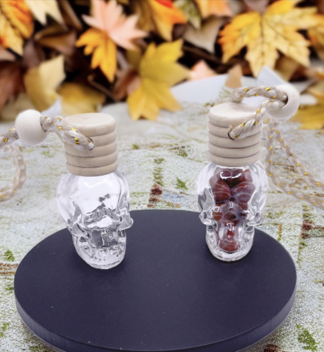 Hanging Glass Skull EO Diffusers