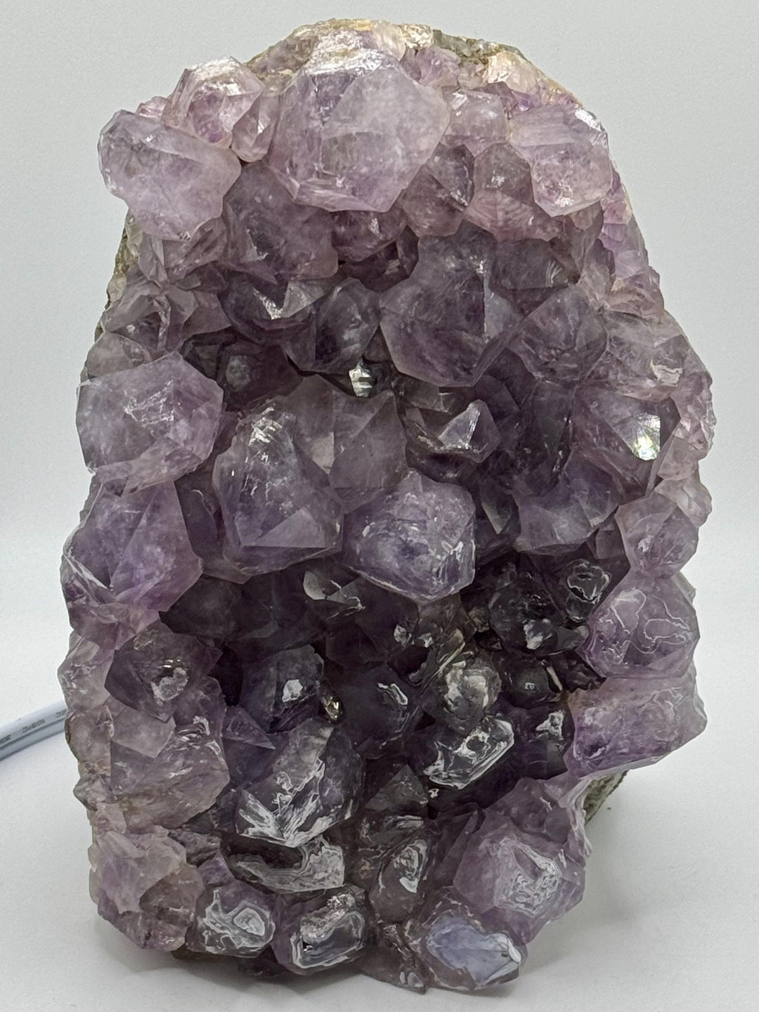 Amethyst Cluster LED Lamp