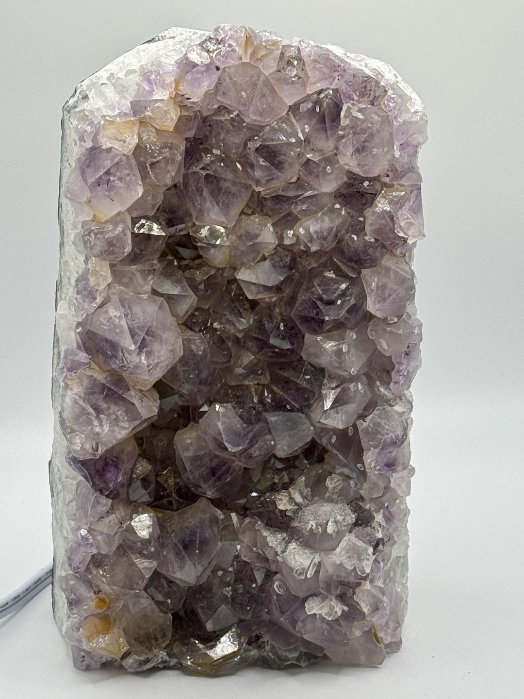 Amethyst Cluster LED Lamp