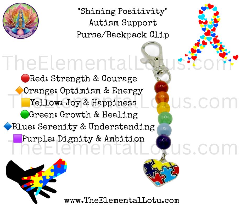 Autism Awareness Purse/Backpack/Luggage Clip