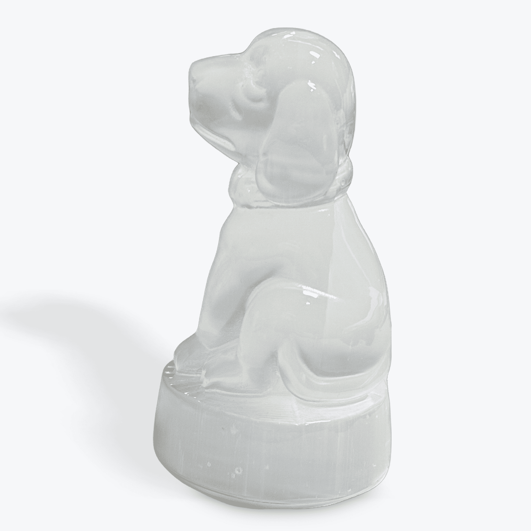 Selenite / Satin Spar Dog
