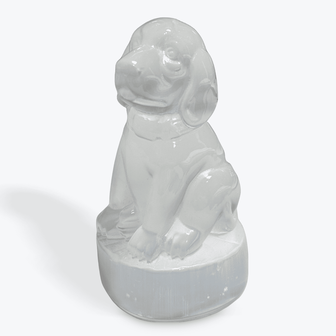 Selenite / Satin Spar Dog
