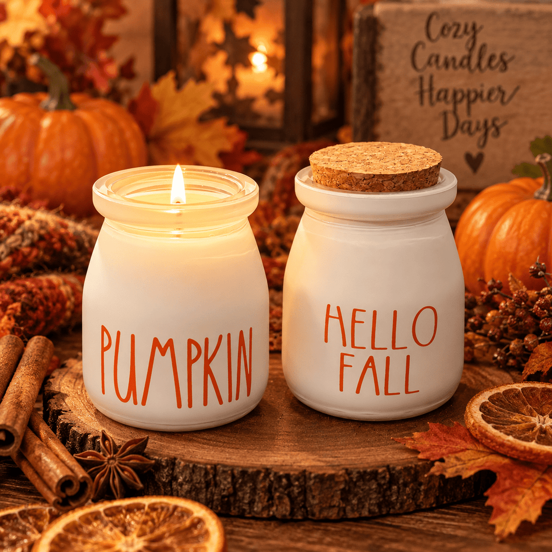 Autumn Glow Collection 4 oz Botanical-Inspired Candle