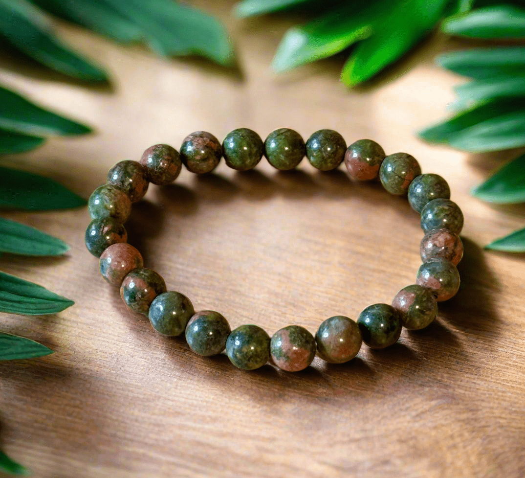 Unakite Stretch Bracelet