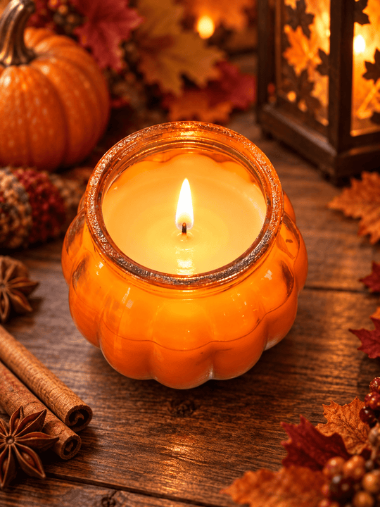 Autumn Glow Collection Pumpkin Jar Candle