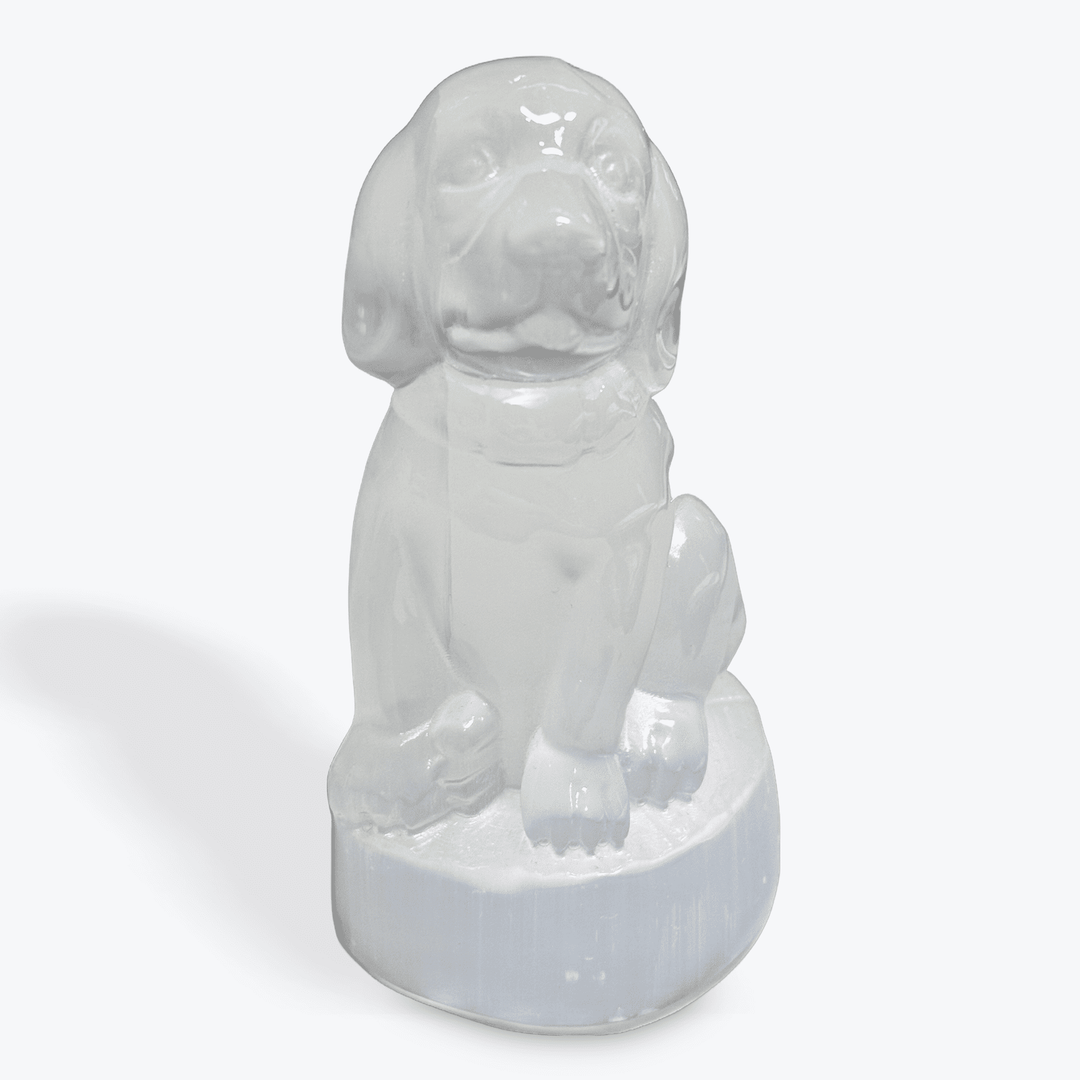 Selenite / Satin Spar Dog