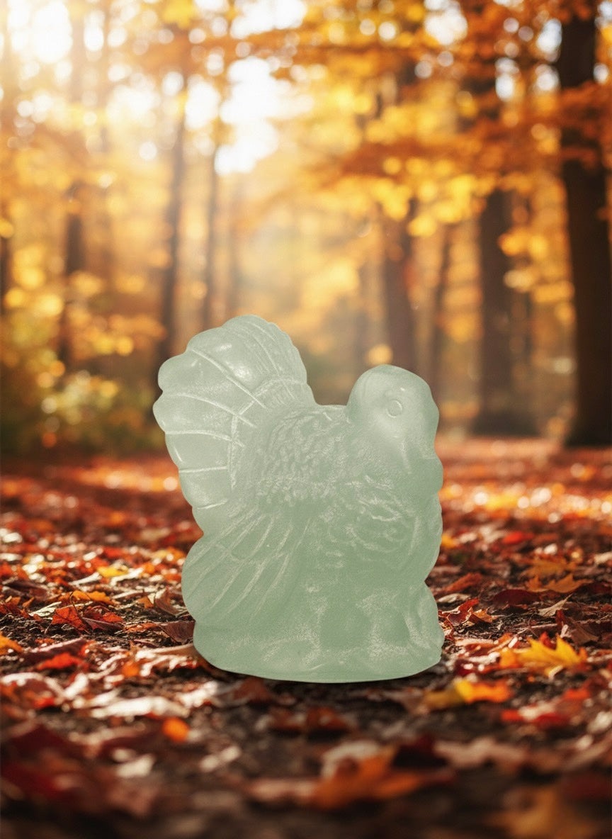 Green Aventurine Turkey Carving