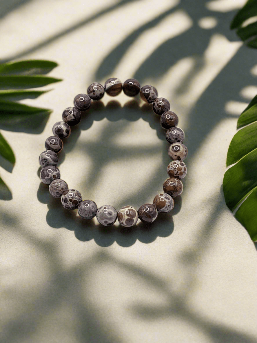 Asteroid / Astrolite Jasper Stretch Bracelet