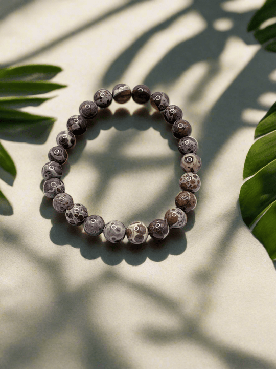 Asteroid / Astrolite Jasper Stretch Bracelet
