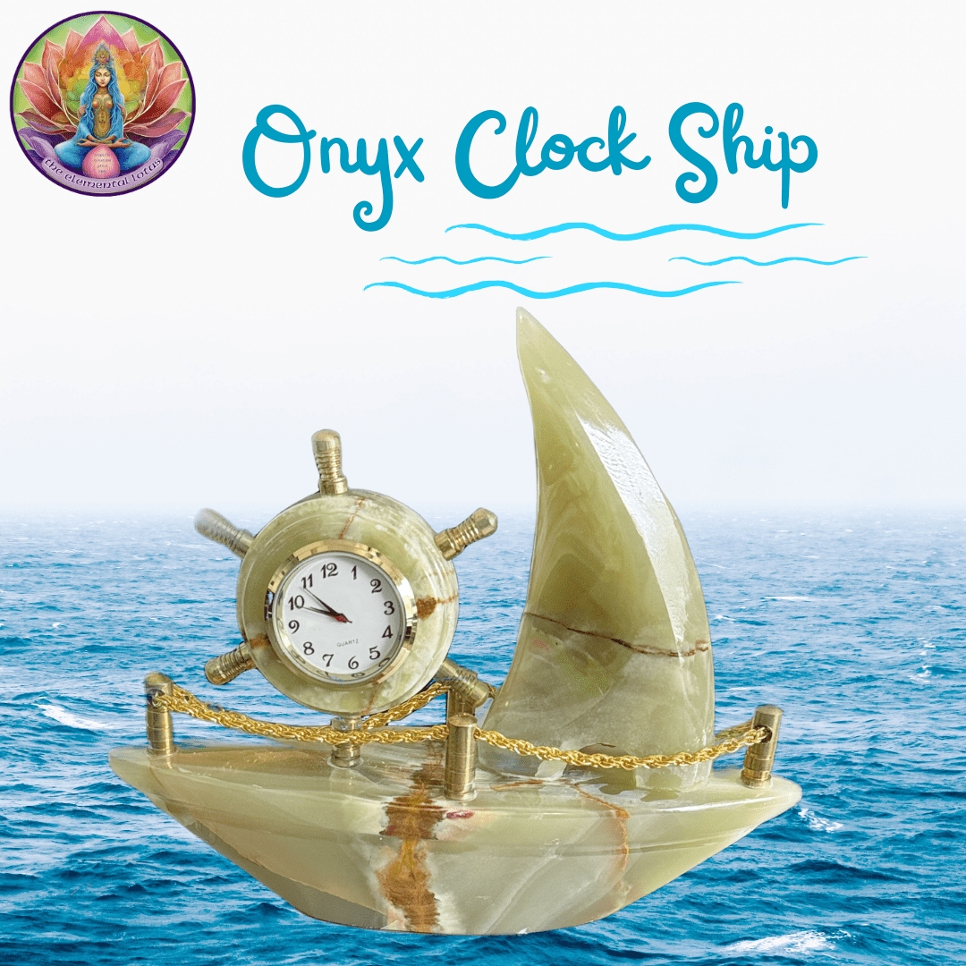 Grern Onyx Boat Clock