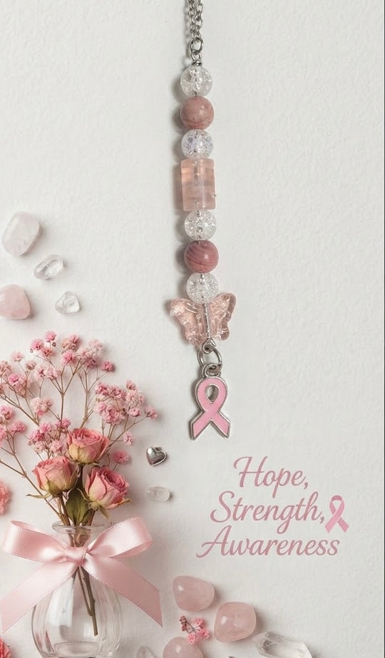 Unbreakable Bloom Breast Cancer Awareness Jewelry Set