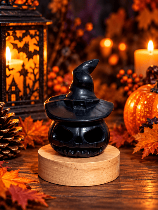 Jack O’Lantern - Pumpkin Crystal Carvings