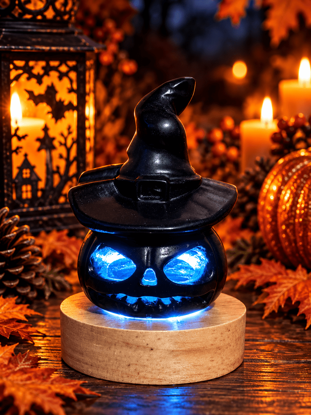 Jack O’Lantern - Pumpkin Crystal Carvings