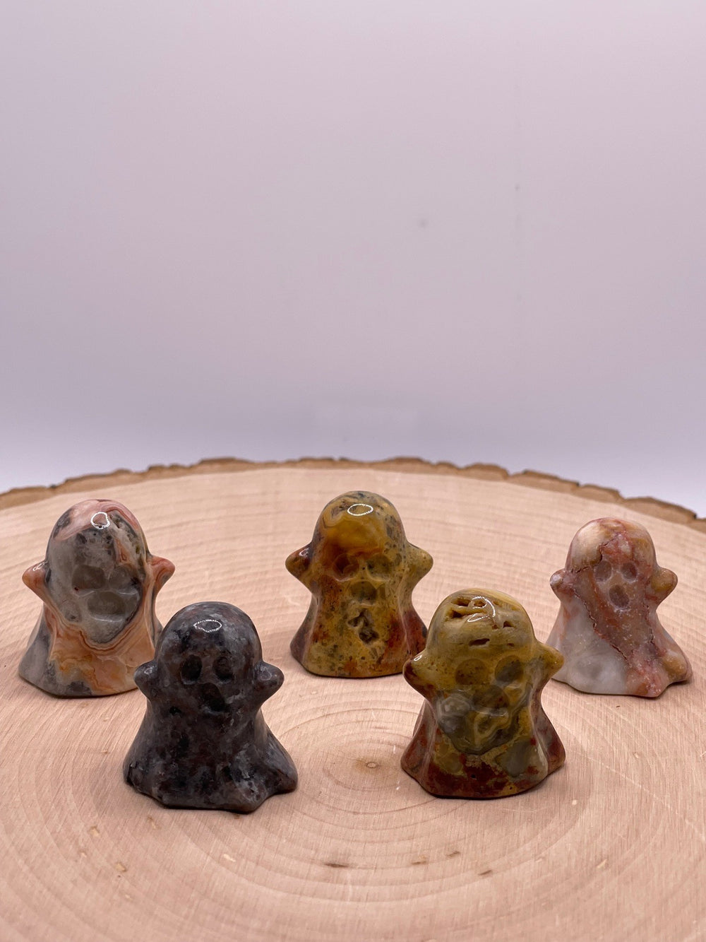 Ghostly Fun Crystal Carvings