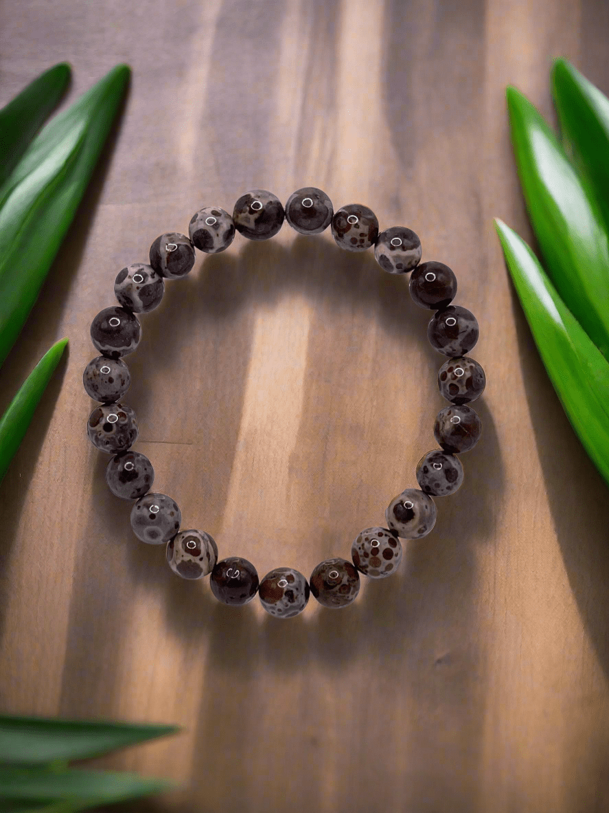 Asteroid / Astrolite Jasper Stretch Bracelet