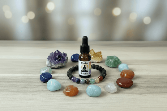 Chakra Lava Stone Bracelet with EO Blend