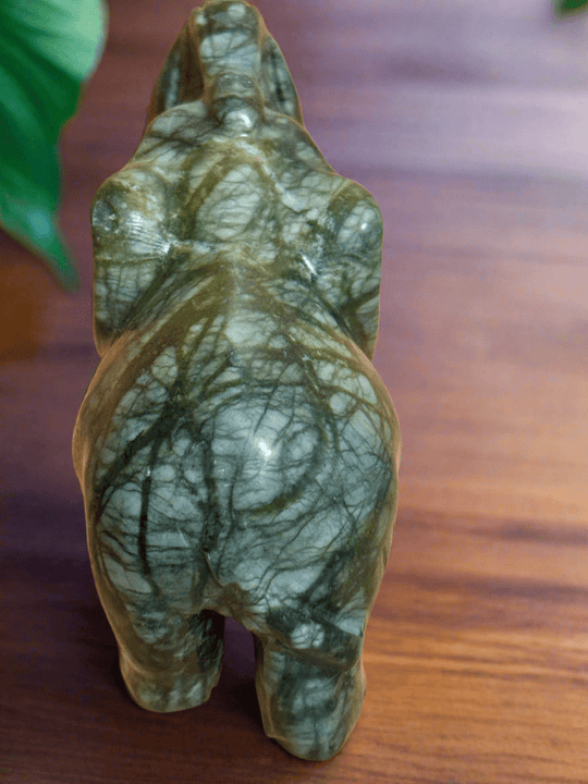 Nephrite Jade Elephants