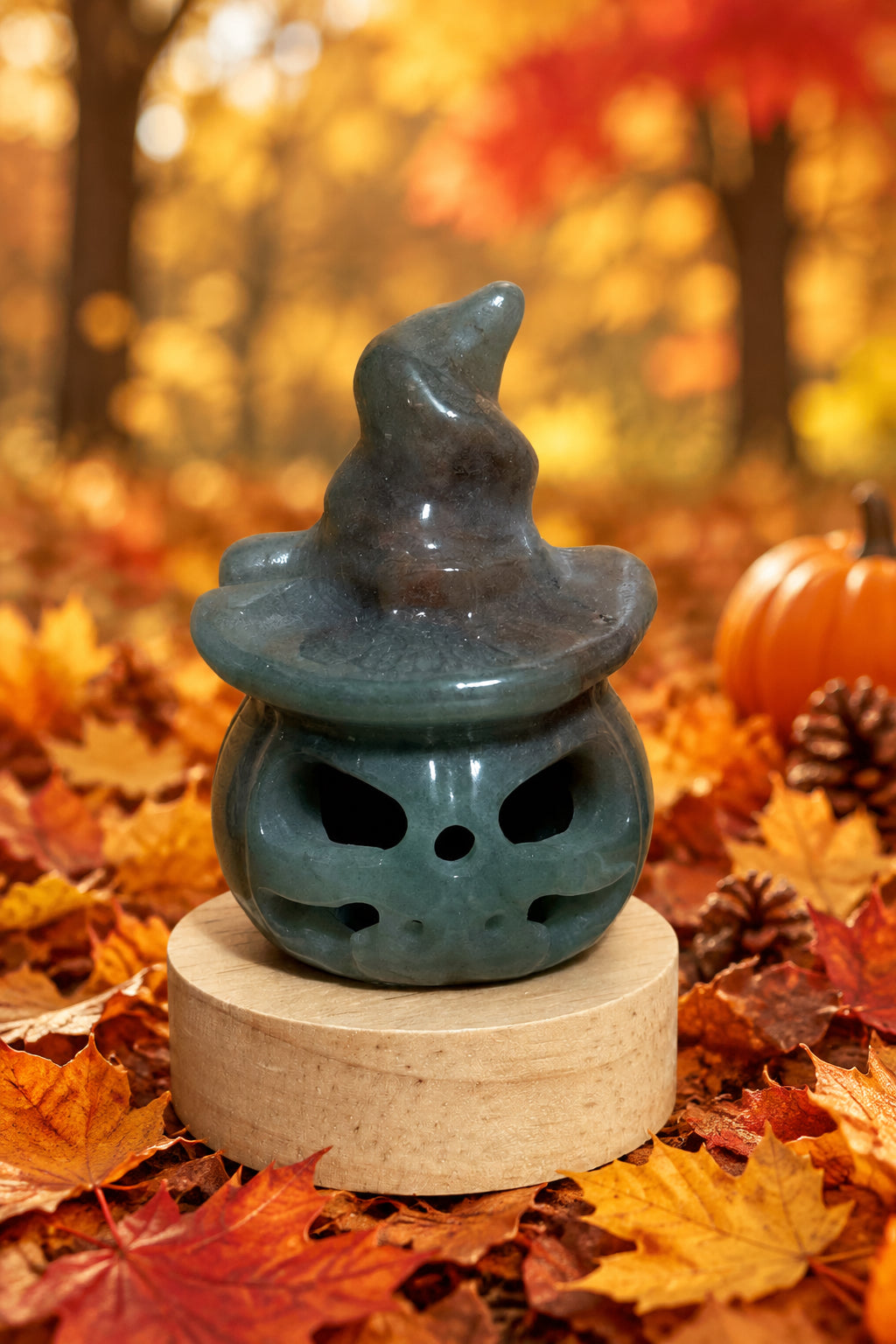 Jack O’Lantern / Pumpkin Crystal Carvings