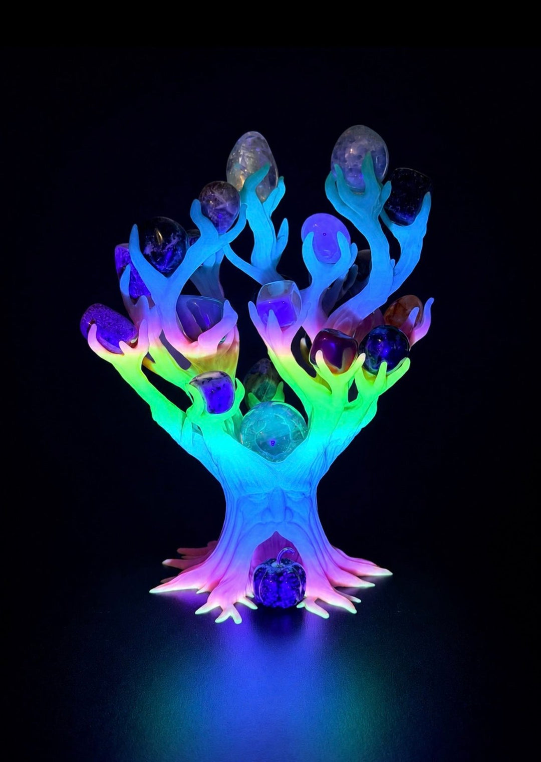 Tree of Life Guardian Mystical Crystal Display Stand