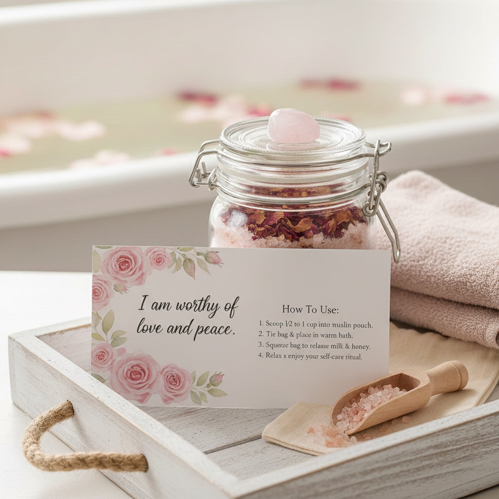 Radiant Rose Milk Bath Salt / Soak