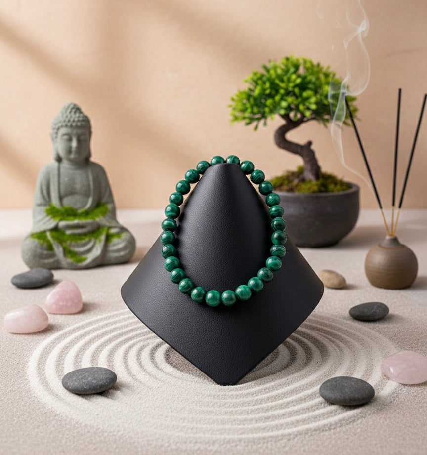 Malachite Stretch Bracelet