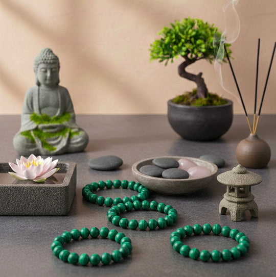 Malachite Stretch Bracelet