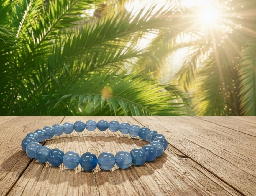 Blue Fluorite Stretch Bracelet