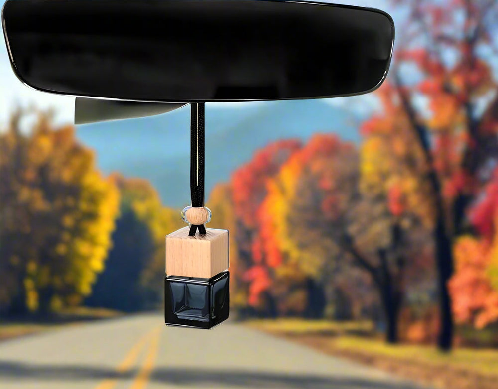 Hanging Glass Square Shaped EO Diffusers - Autumn Blends