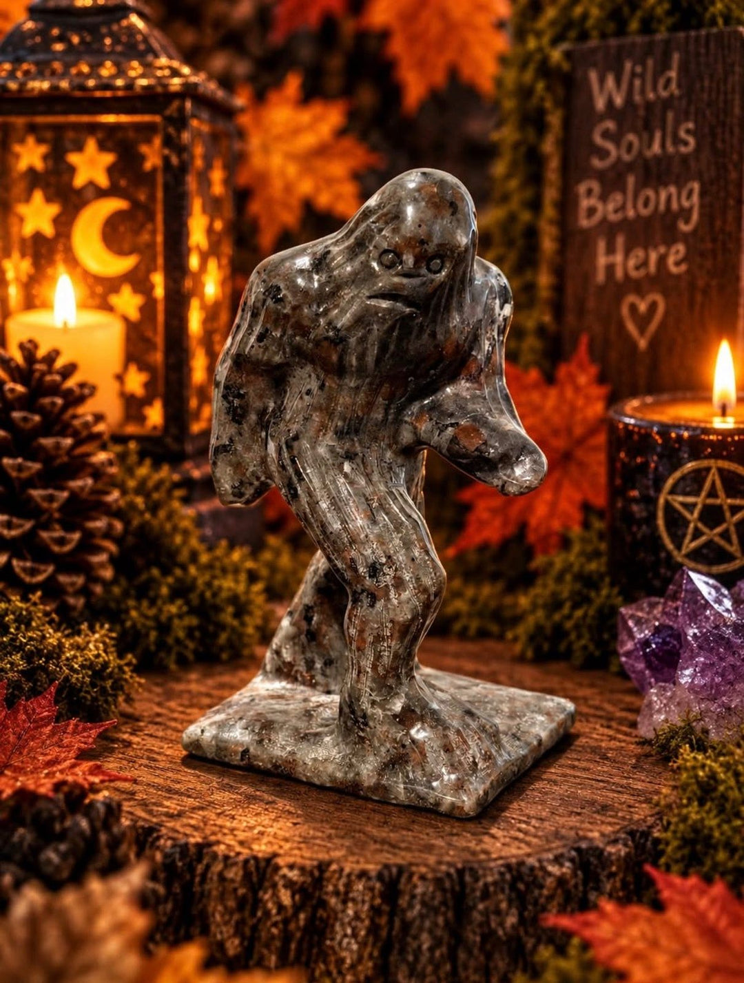 Sasquatch Crystal Carvings